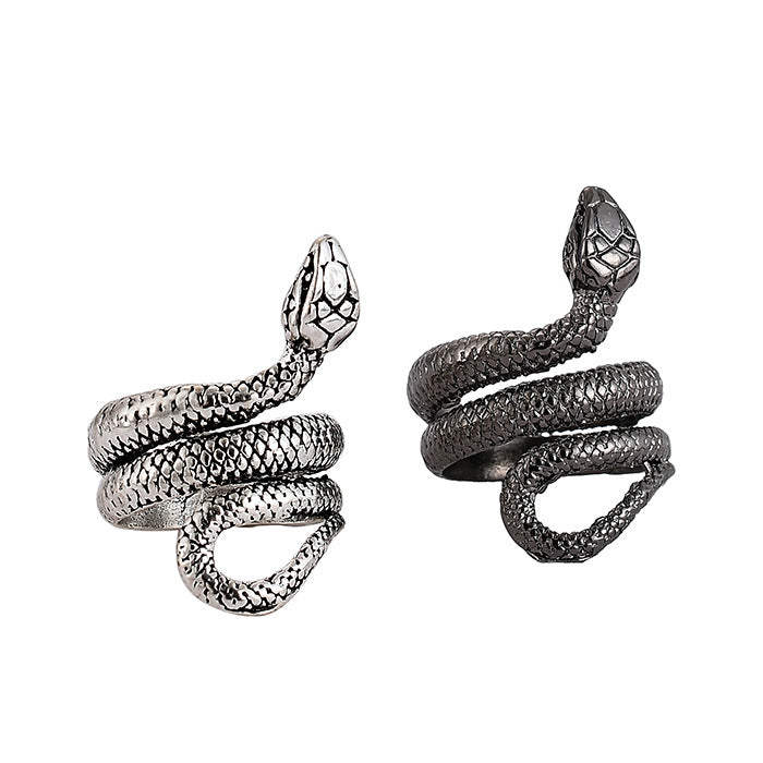 Creative Vintage Knuckle Ring Set | Snake Design Diamond Ring for Men | Cross-Border New Style