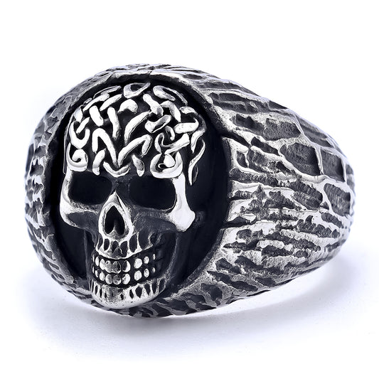 Unique Punk Skull Ring for Men Stylish and Bold Gothic Statement Jewelry