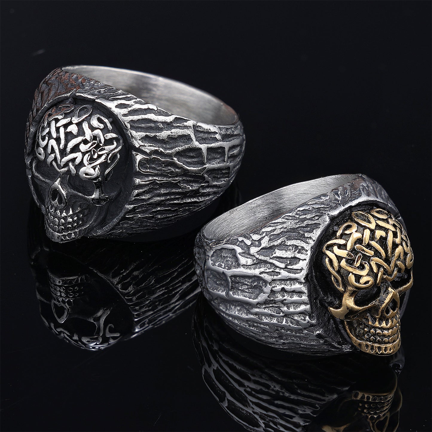 Unique Punk Skull Ring for Men Stylish and Bold Gothic Statement Jewelry